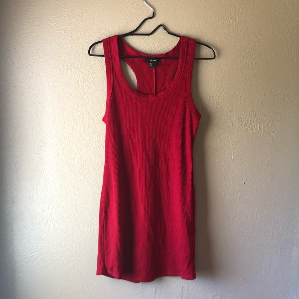 Forever 21 Long Sleeveless Shirt